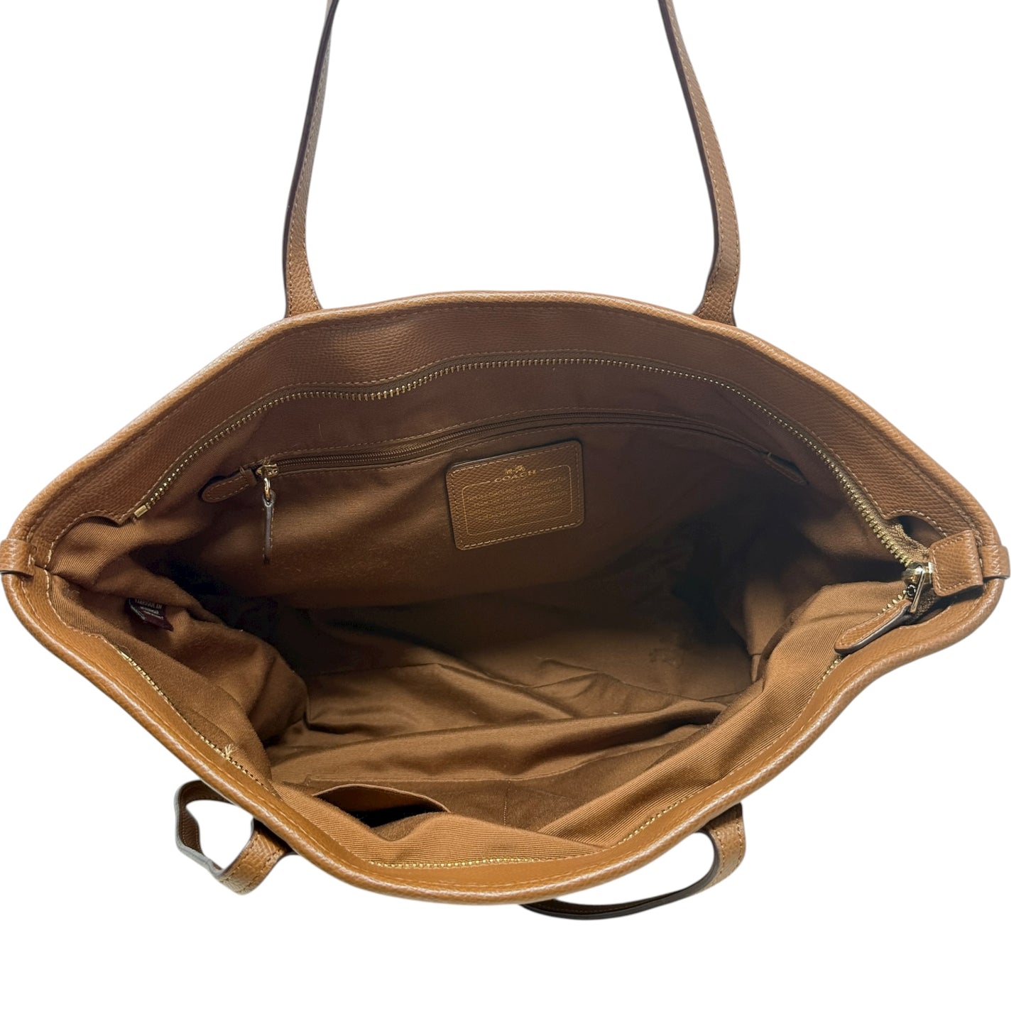City Zip Tote Designer By Coach, Size: Medium