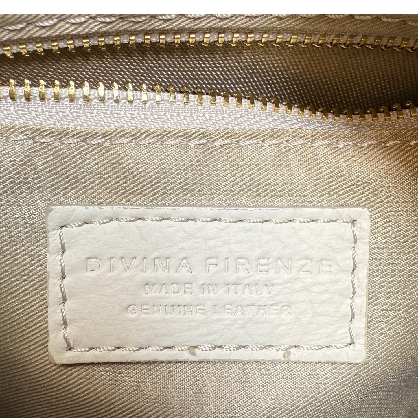 Italian Woven Leather & Straw Bucket Bag By Divina Firenze, Size: Medium