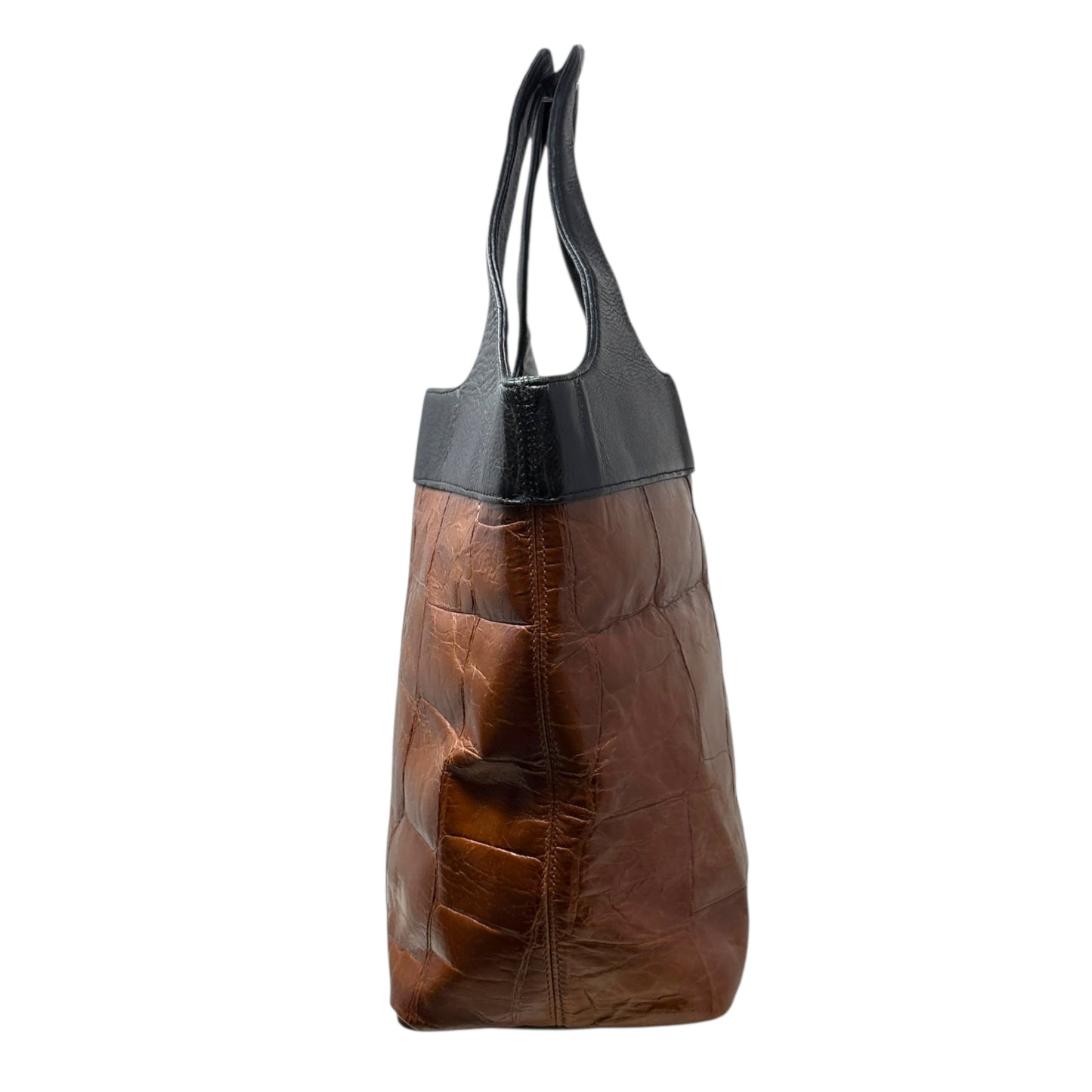 Margaret Croc Embossed Tote By Catherine Rapetti, Size: Large