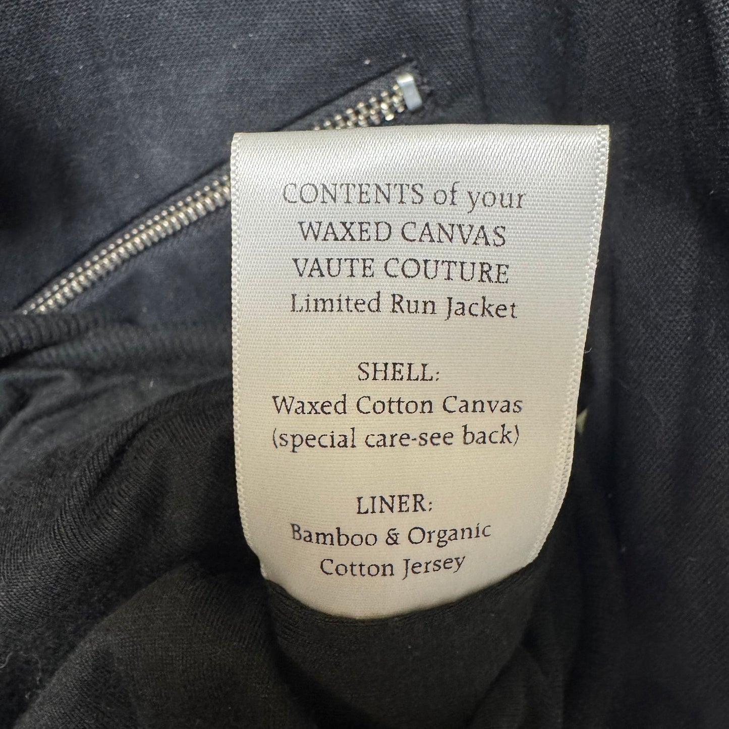 James Waxed Moto Jacket By Vaute Couture In Black, Size: XS