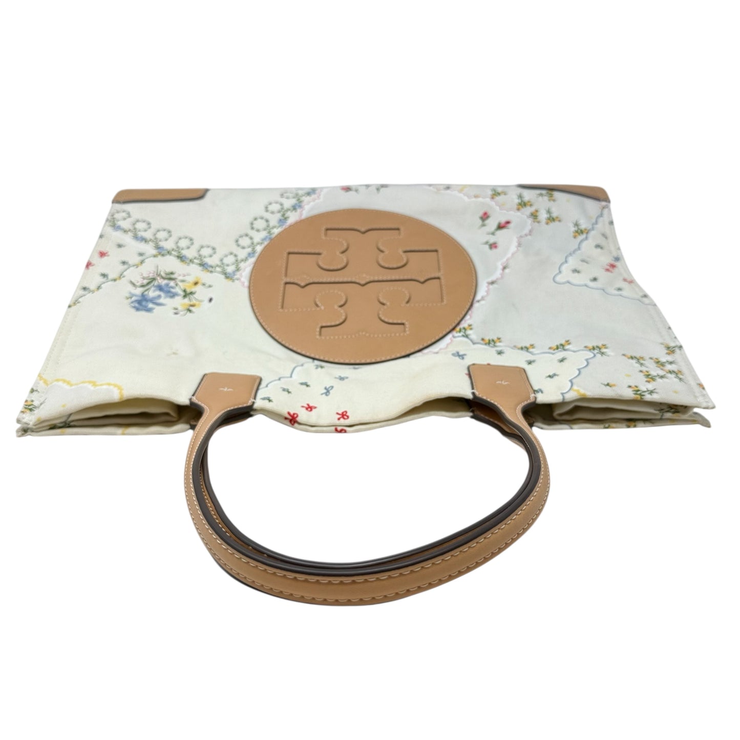 Ella Large Floral Canvas Tote Designer By Tory Burch, Size: Large