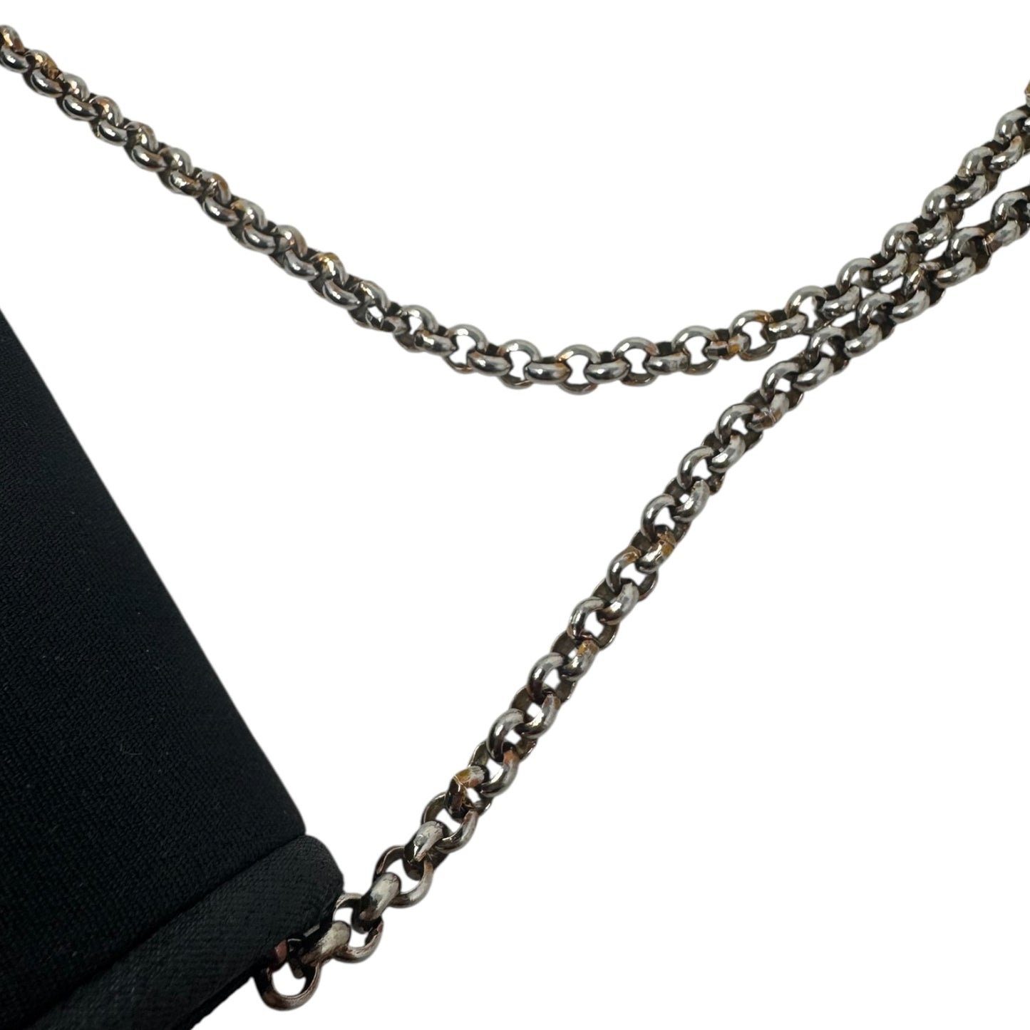 Vintage Canvas Chain Strap Crossbody Handbag Luxury Designer By Gucci, Size: Medium