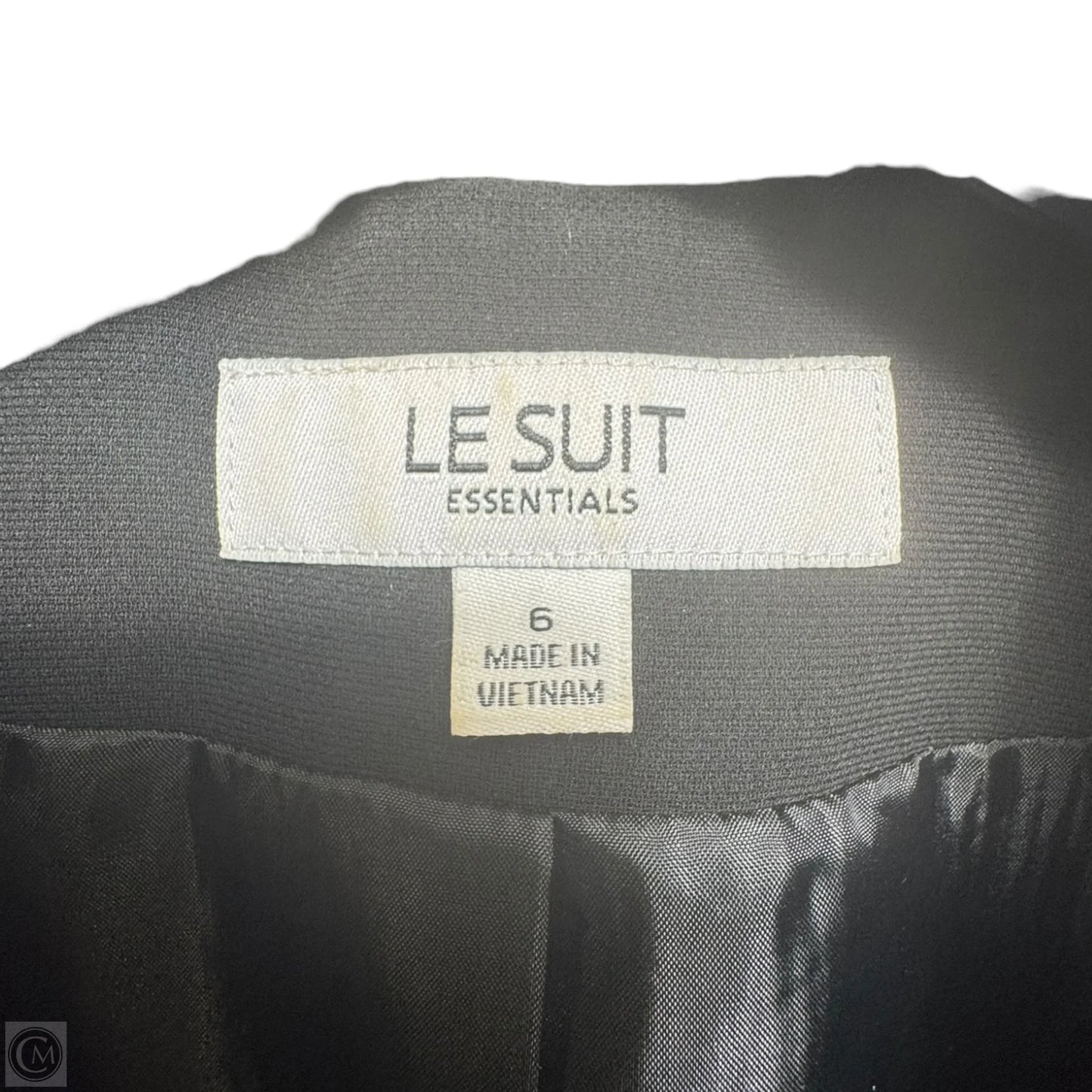 Blazer By Le Suit In Black, Size: 6