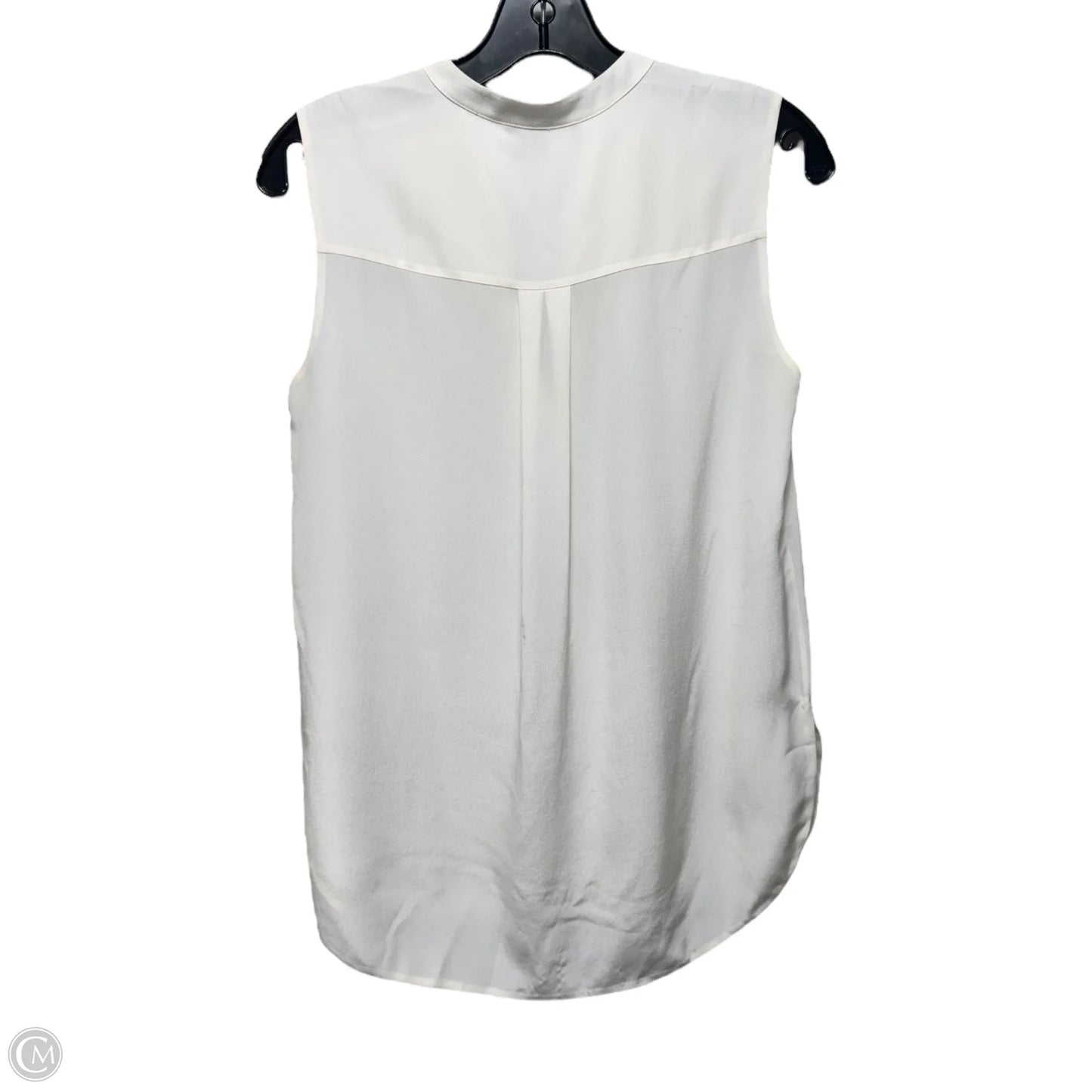 Silk Top Sleeveless By Vince In Cream, Size: 2