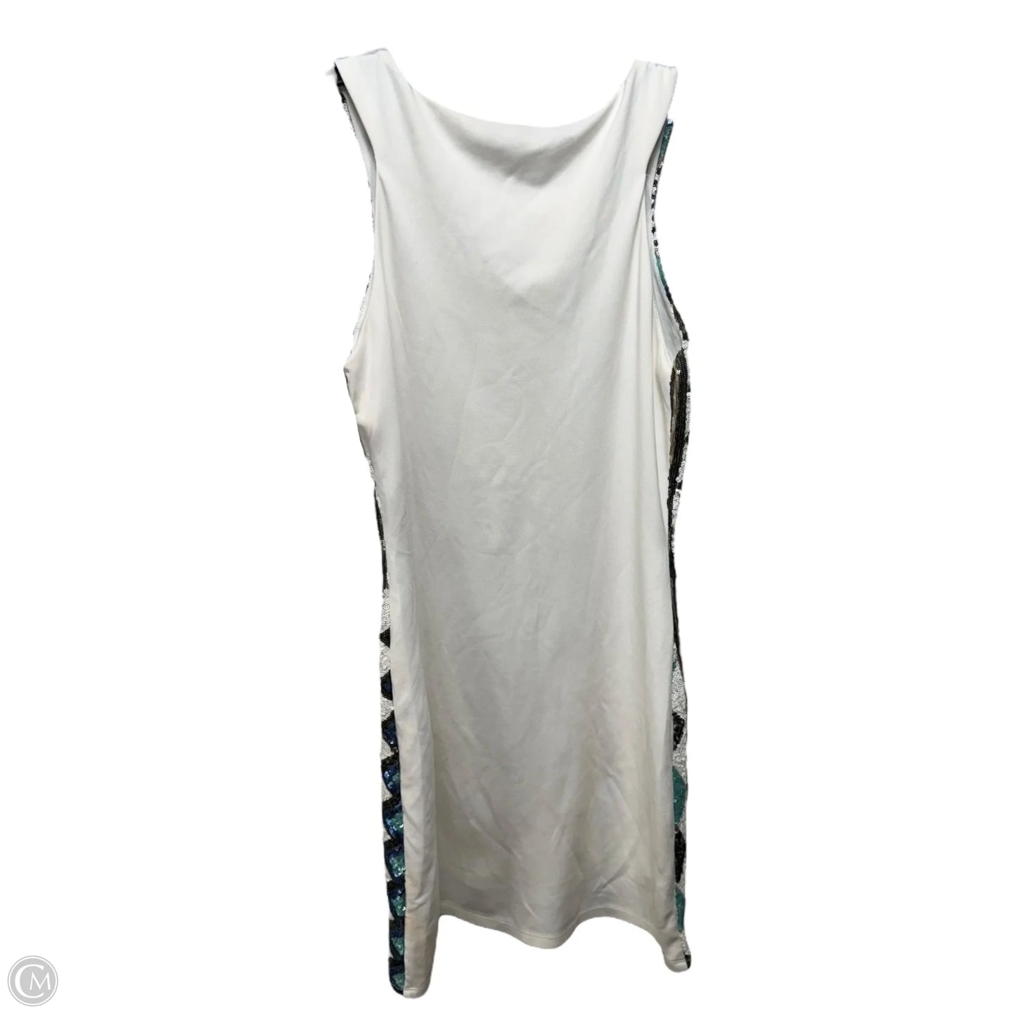 Sequin Dress Casual Short By Biography In Multi-colored, Size: L