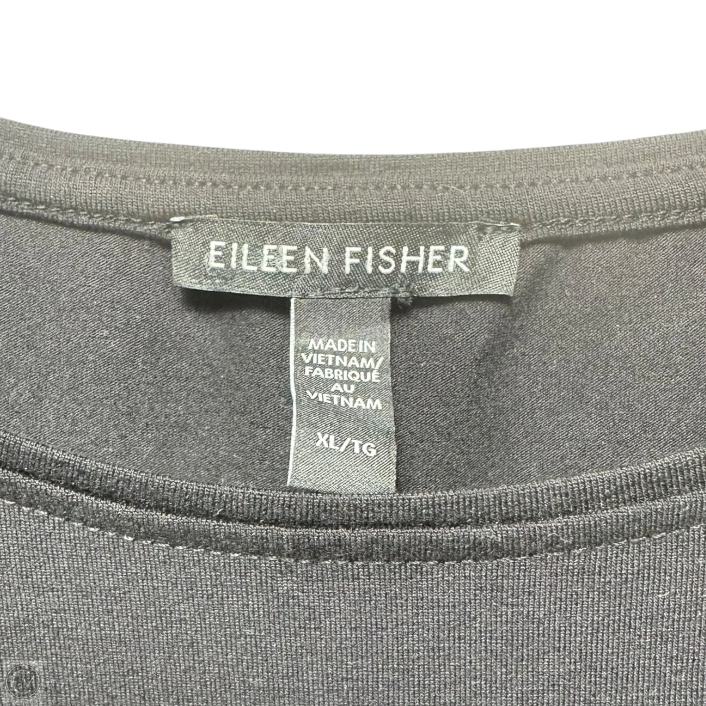 Top Sleeveless By Eileen Fisher In Black, Size: Xl