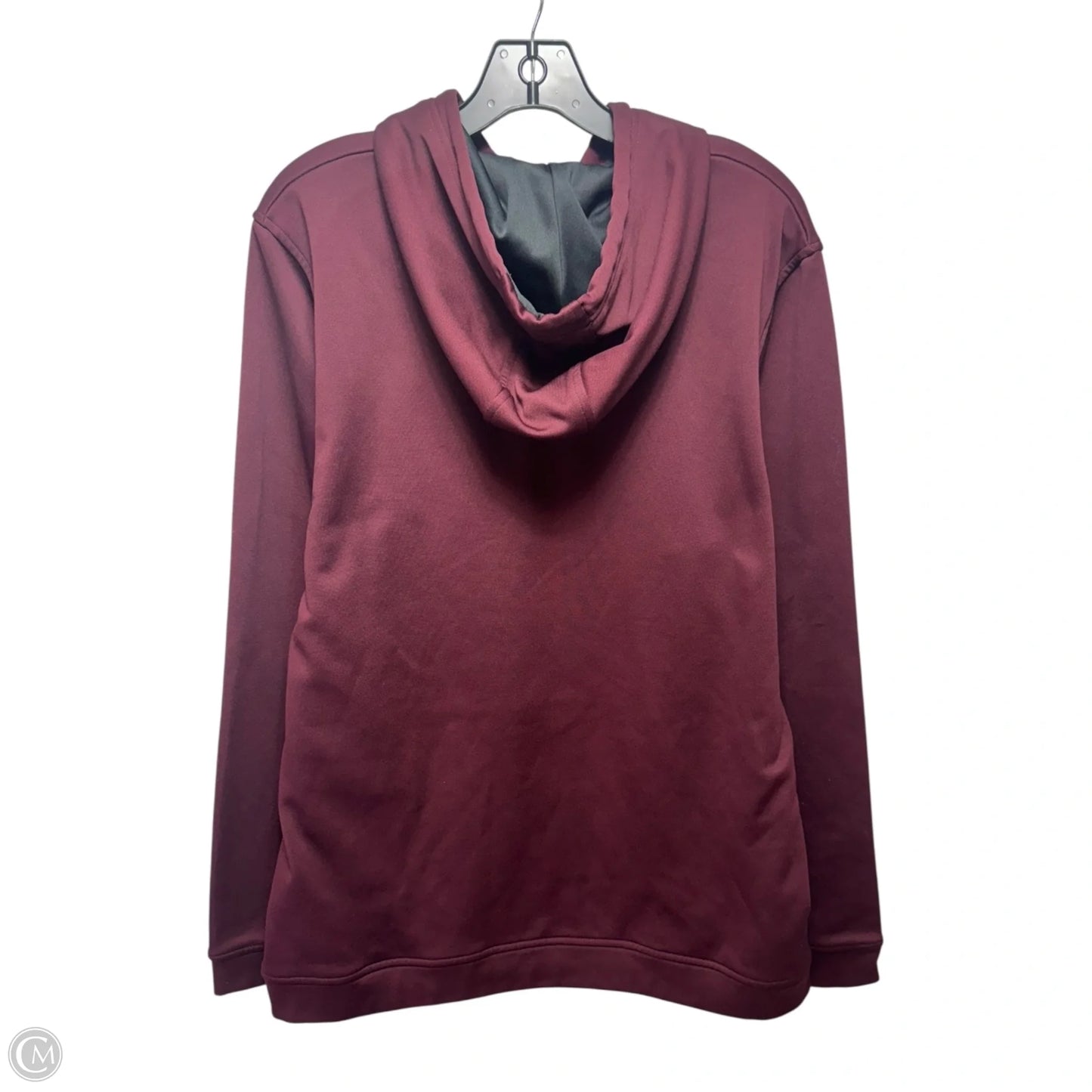 Athletic Sweatshirt Hoodie By Under Armour In Maroon, Size: Xl