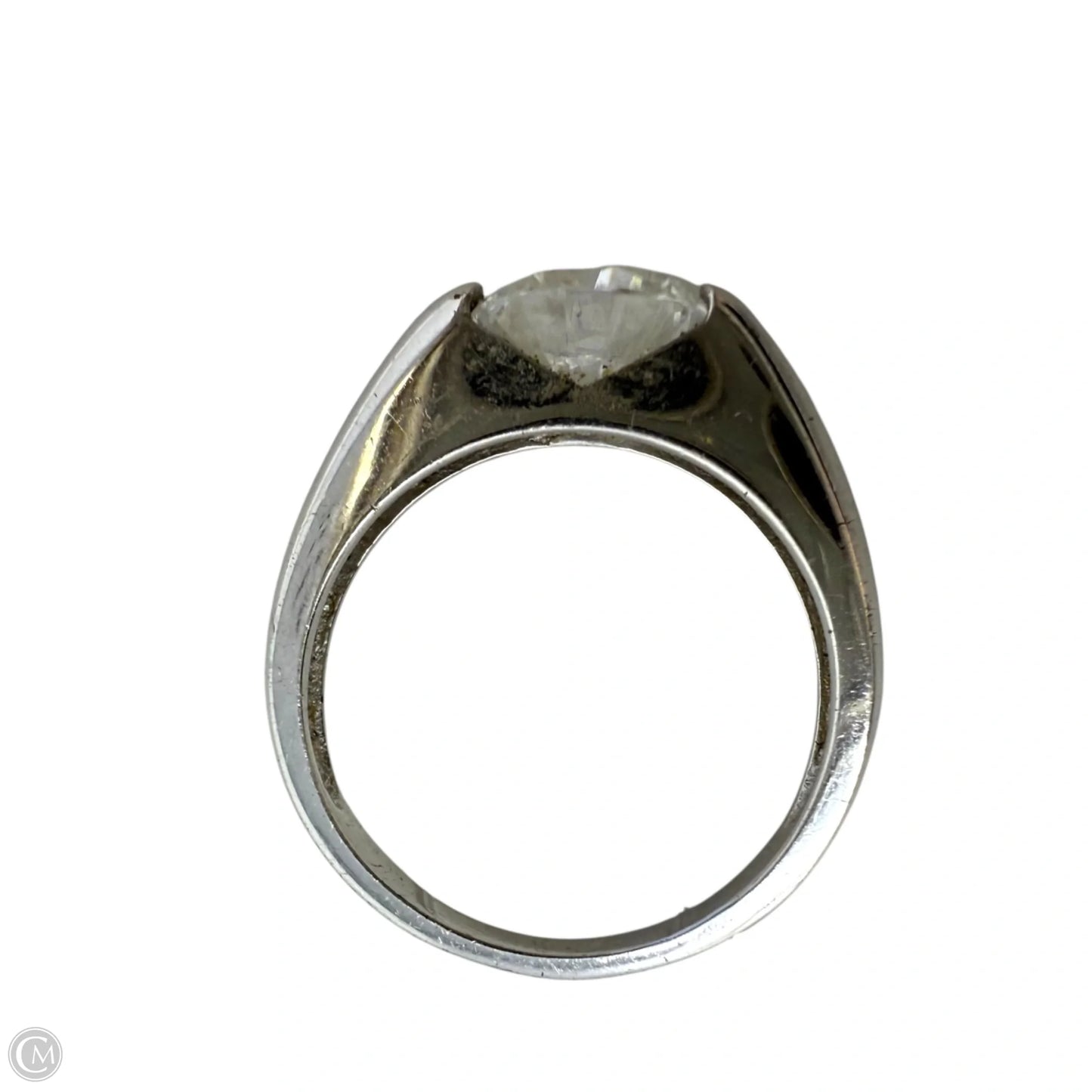 Sterling Siver CZ Solitaire Ring, Size: 7