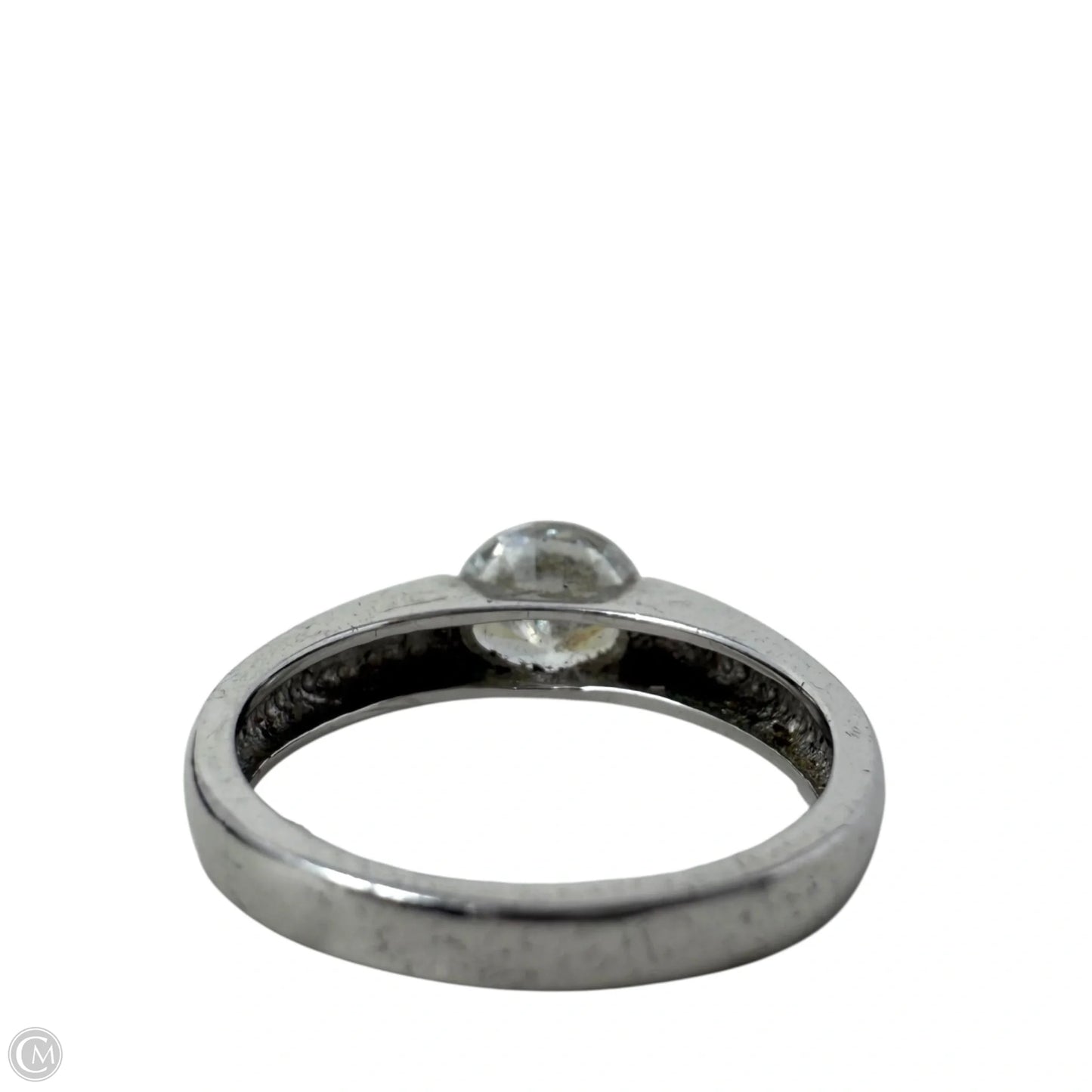 Sterling Siver CZ Solitaire Ring, Size: 7