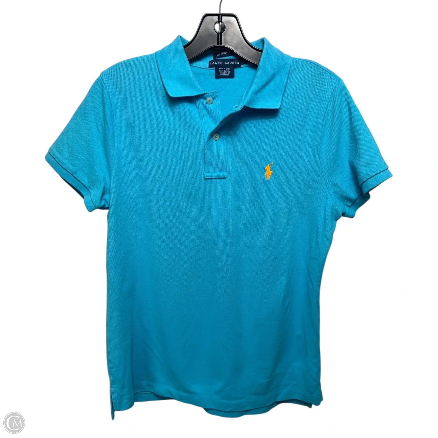 Top Short Sleeve By Ralph Lauren In Leopard Print, Size: L