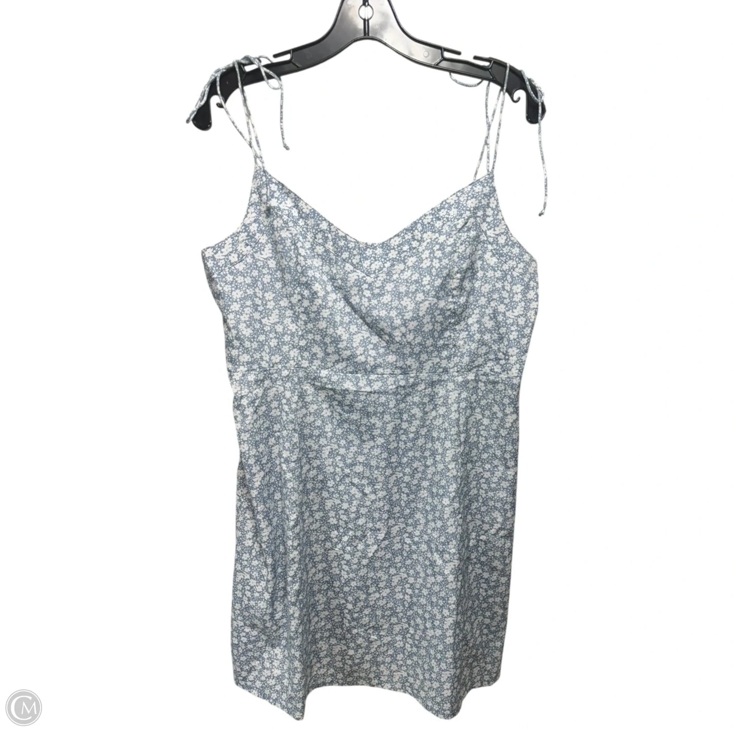 Tie Strap Dress Casual Short By Blue Rain In Floral Print, Size: Xl