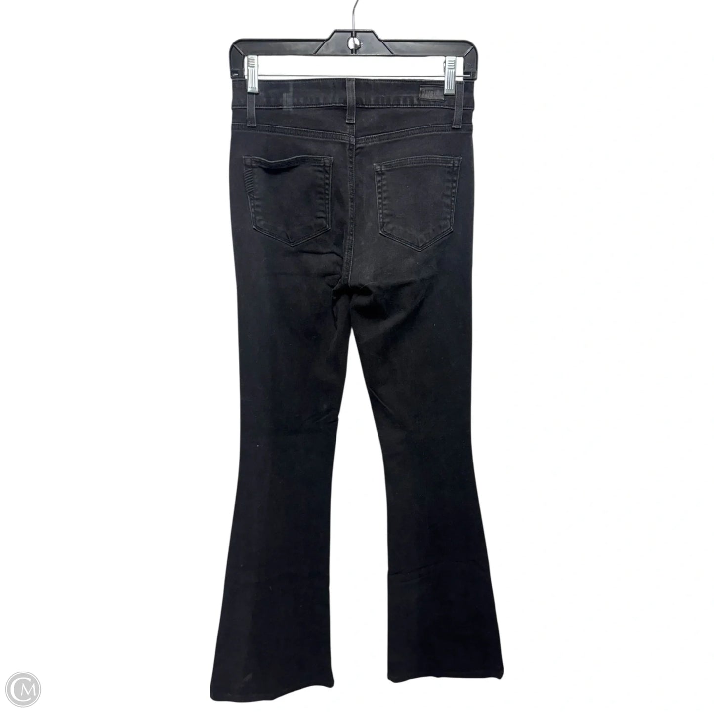 Jeans Flared By Paige In Black, Size: 4