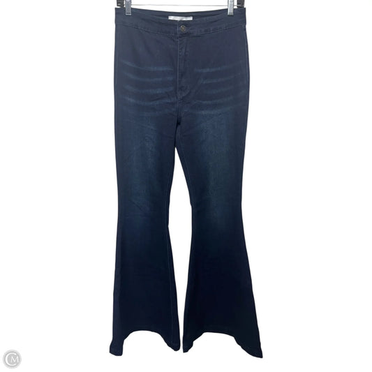 Jeans Flared By Kancan In Blue Denim, Size: 11/29