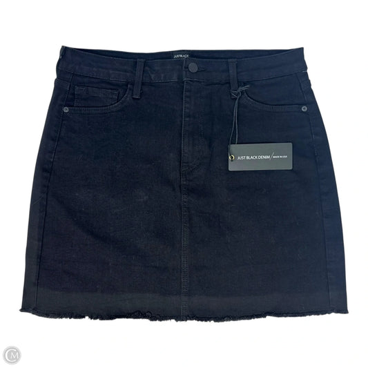 Skirt Mini & Short By Just Black In Black, Size: L