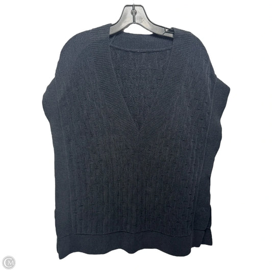 Chenille Vest Sweater By Lululemon In Black, Size: S