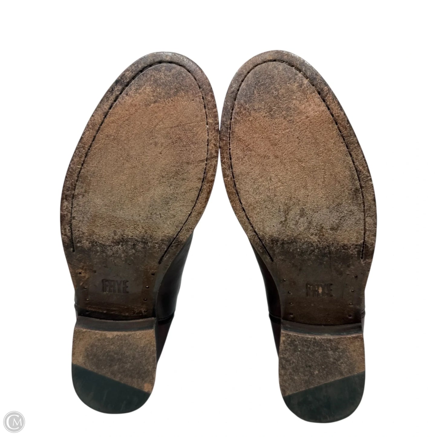 Melissa Button Boots Designer By Frye In Redwood, Size: 7