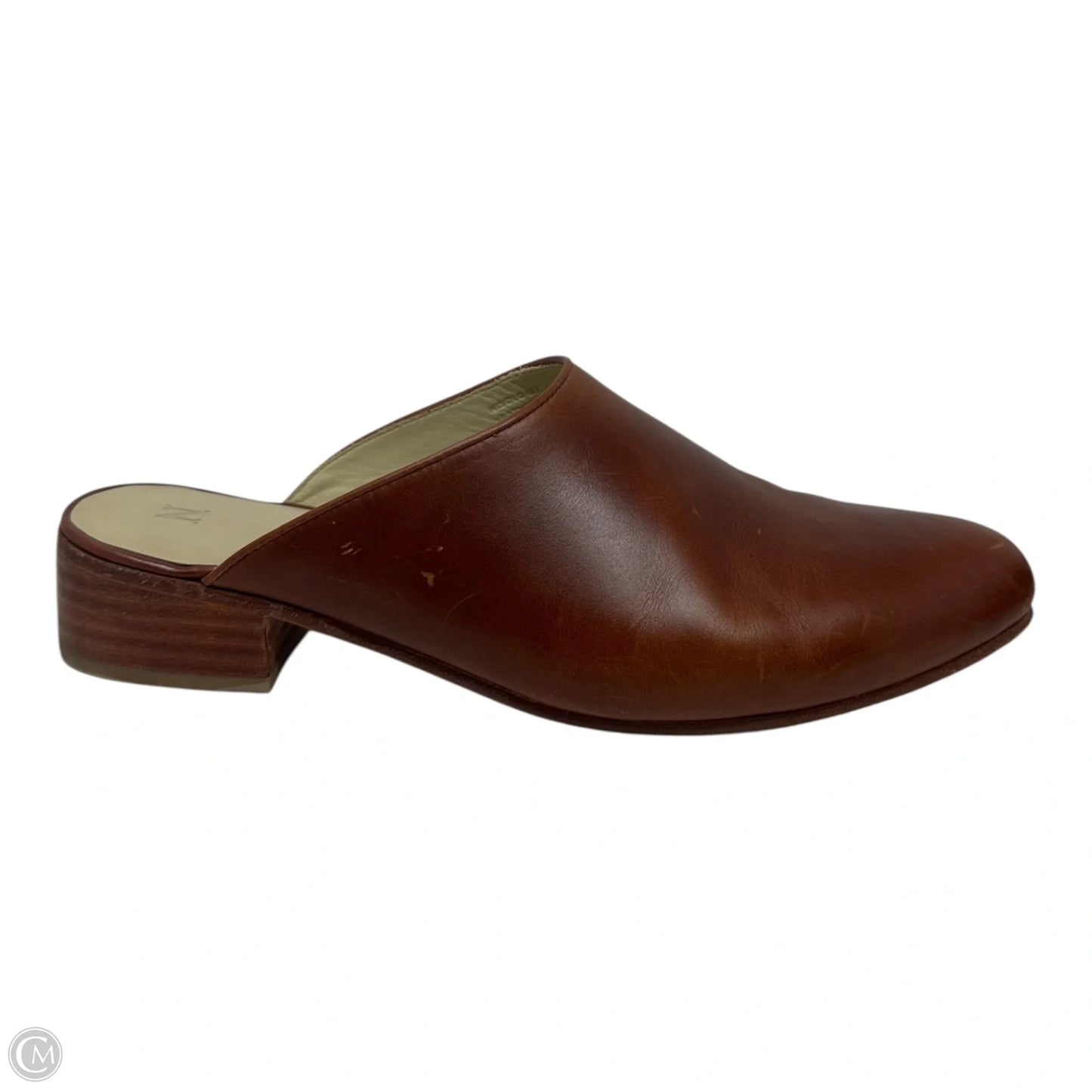 All Day Heeled Mule By Nisolo In Brandy, Size: 9.5