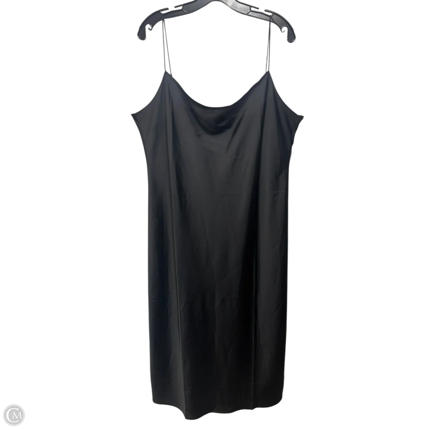 Slip Dress Casual Midi By J. Crew In Black, Size: 18