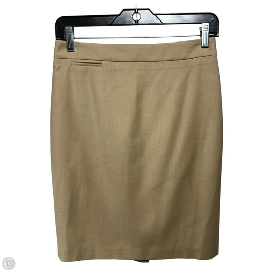 Skirt Mini & Short By Ann Taylor In Tan, Size: 2p