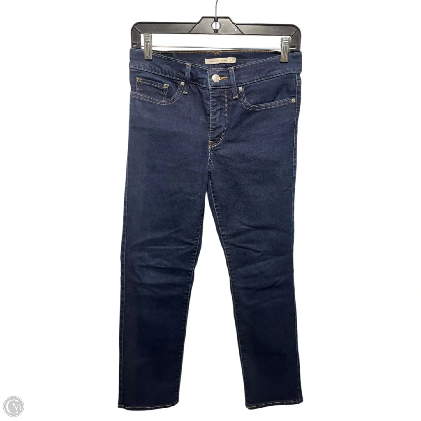 Jeans Skinny By Levis In Blue Denim, Size: 4
