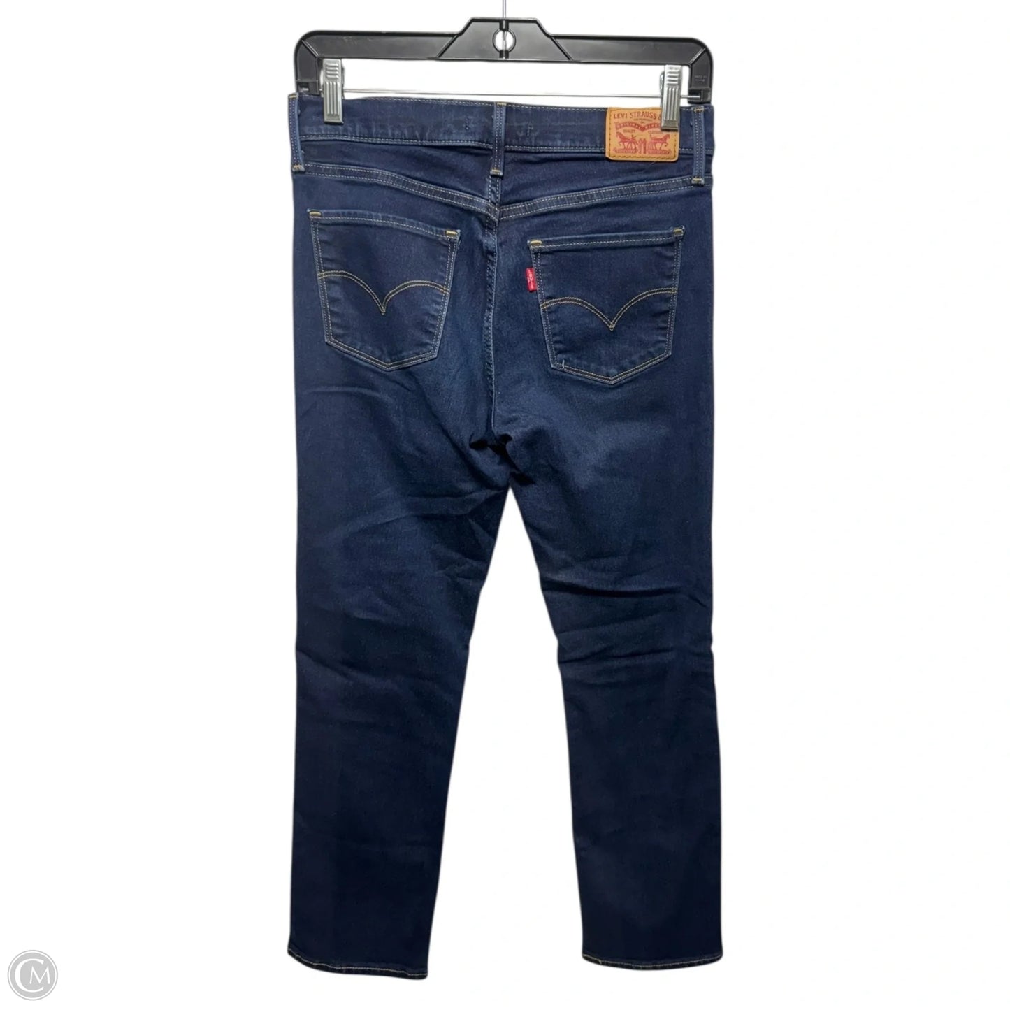Jeans Skinny By Levis In Blue Denim, Size: 4