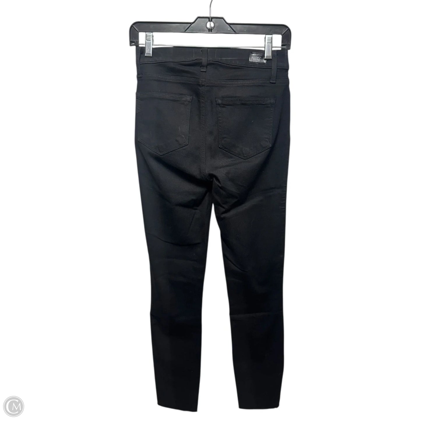 Jeans Skinny By Paige In Black, Size: 0
