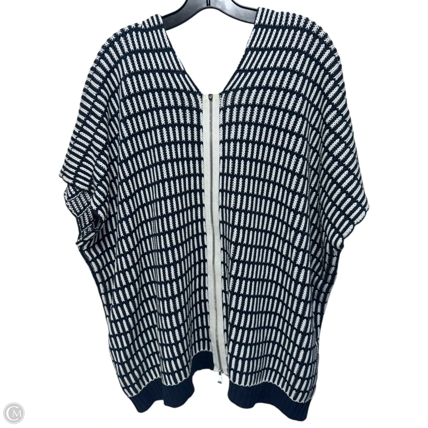 Sweater By Free People In Blue & White, Size: L