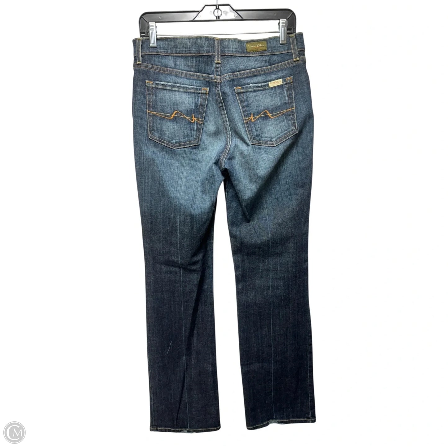 Jeans Straight By David Kahn In Blue Denim, Size: 8