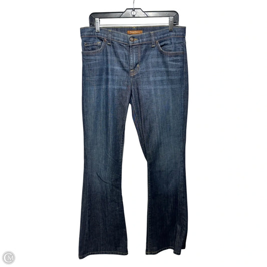 Jeans Flared By David Kahn In Blue Denim, Size: 10