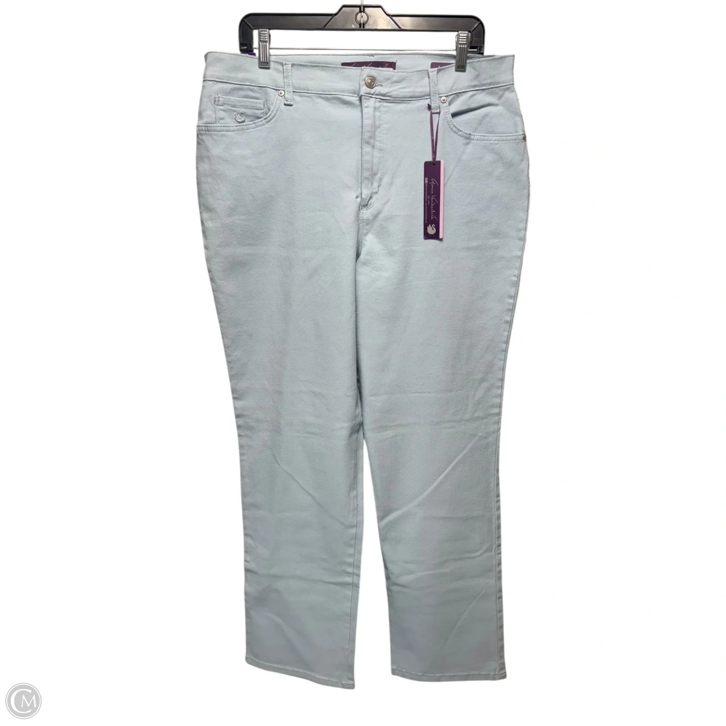 Amanda Jeans Straight By Gloria Vanderbilt In Blue, Size: 14