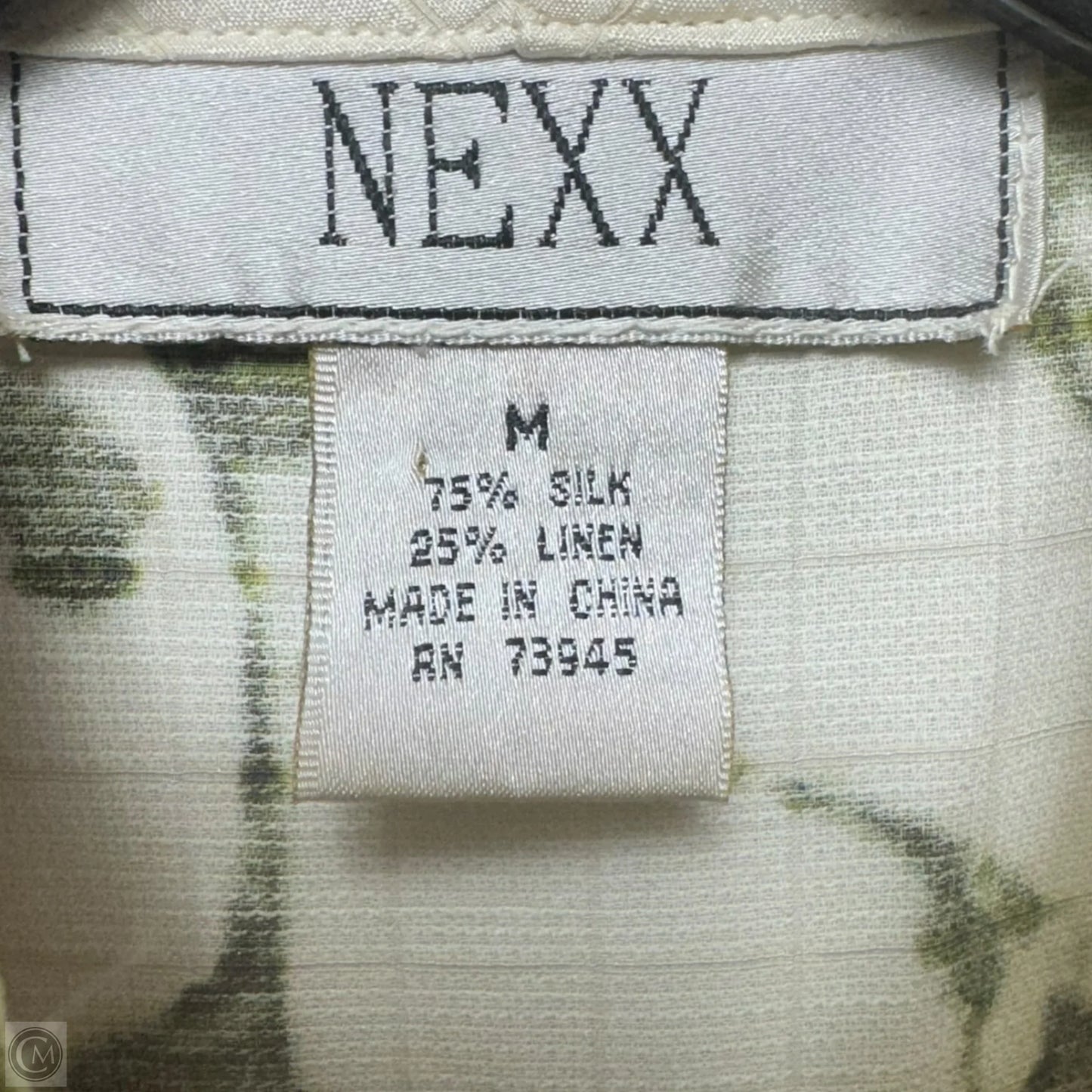 Silk Blend Jacket By Nexx In Floral Print, Size: S
