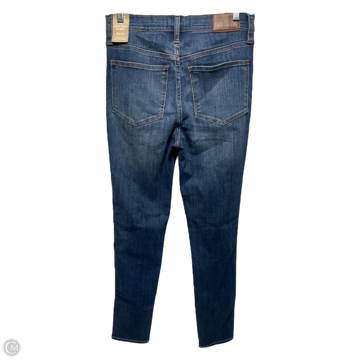 High Rise Skinny Jeans By Madewell In Blue Denim, Size: 4