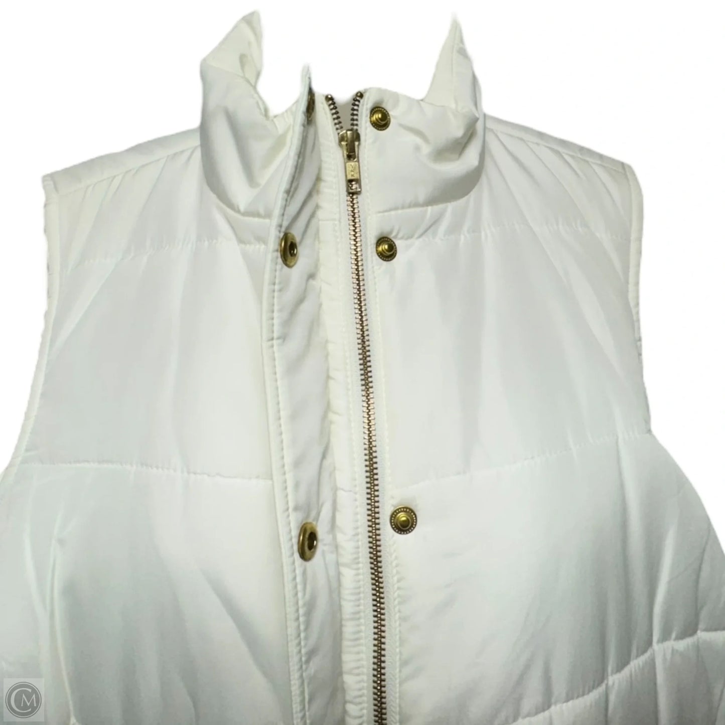Vest Puffer & Quilted By Crown And Ivy In White, Size: 2x