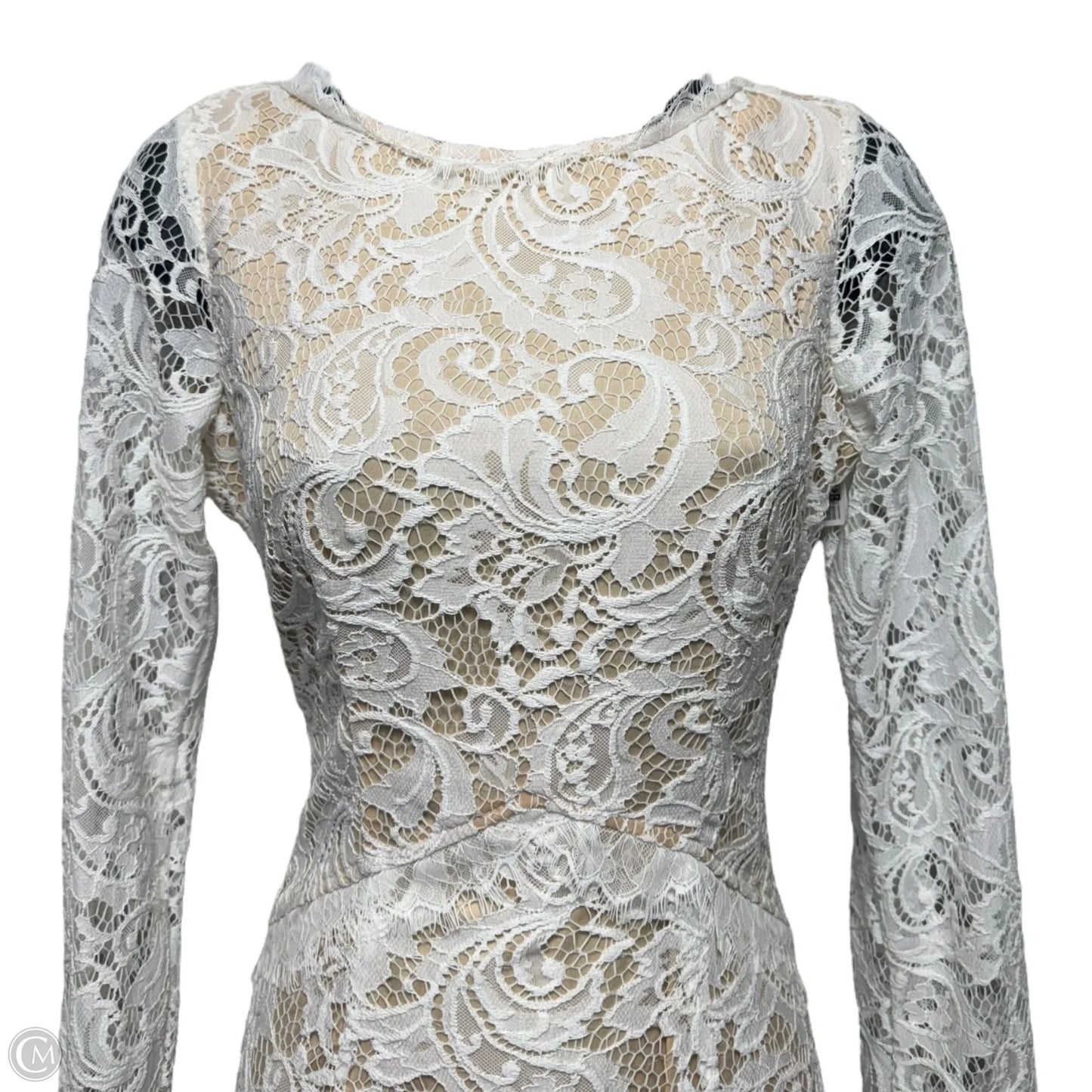 All I Know White Lace Long Sleeve Maxi Dress By Lulus In White, Size: S