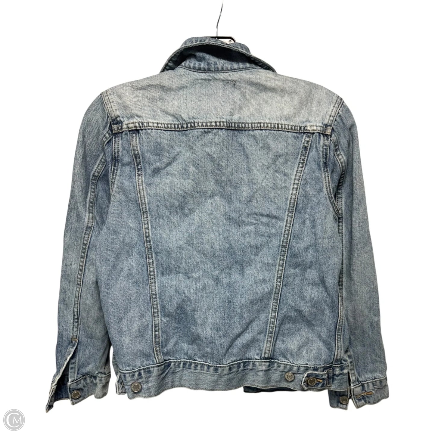Jacket Denim By Lucky Brand In Blue, Size: S