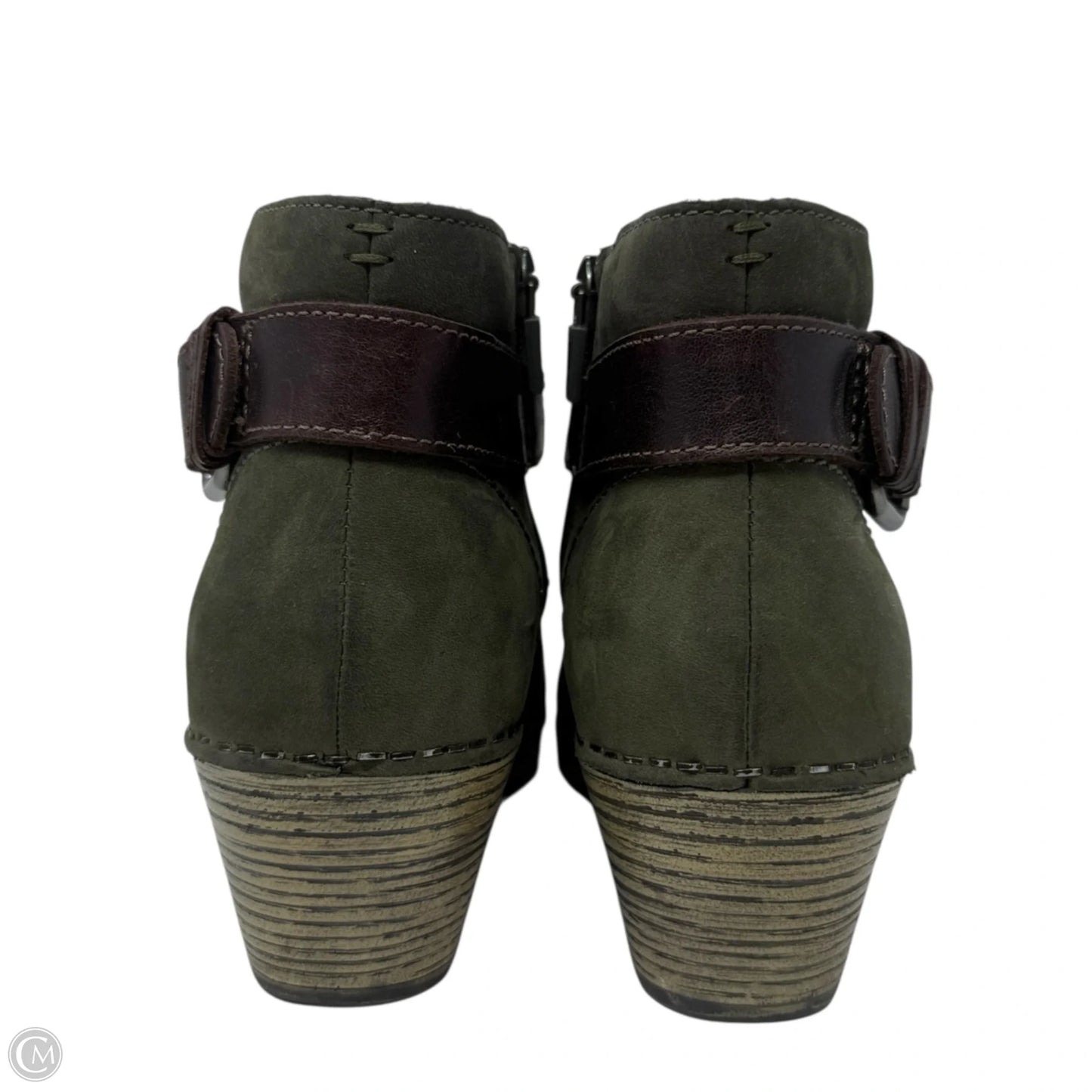 Michelle Nubuck Ankle Bootie By Dansko In Green, Size: 7.5