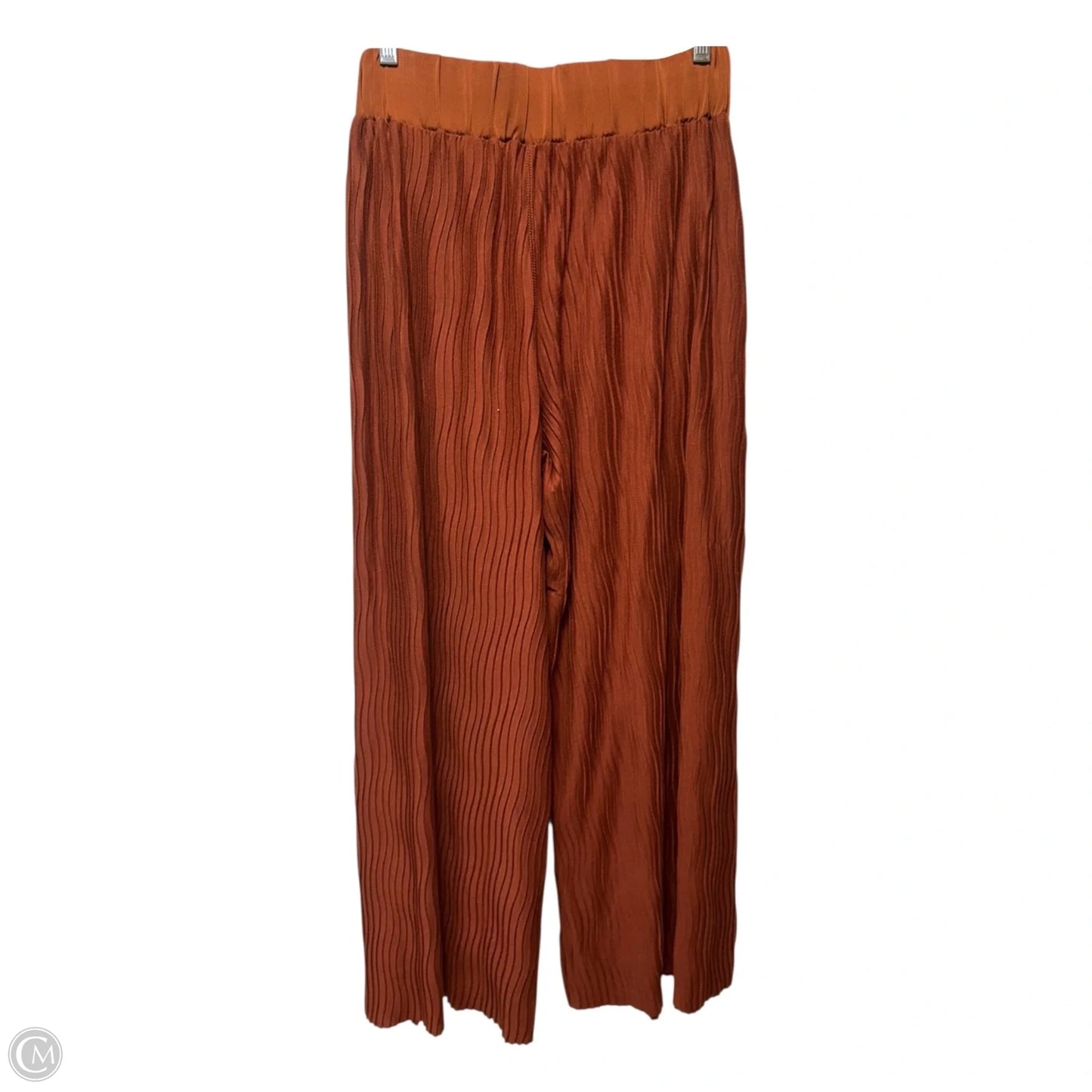 Wave Pleated Pants Lounge By Anthropologie In Copper, Size: Xs