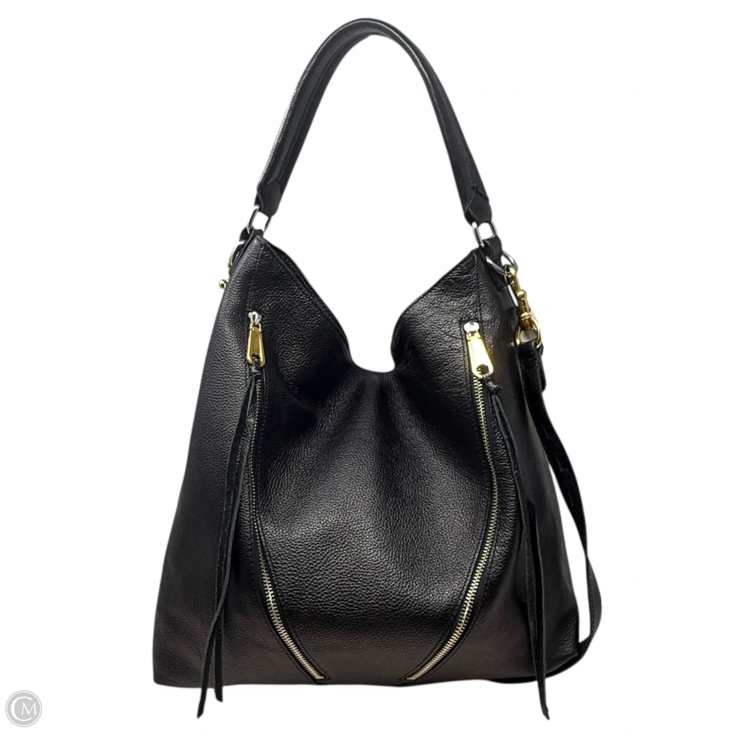 Moto Double Zip Hobo Designer By Rebecca Minkoff, Size: Large