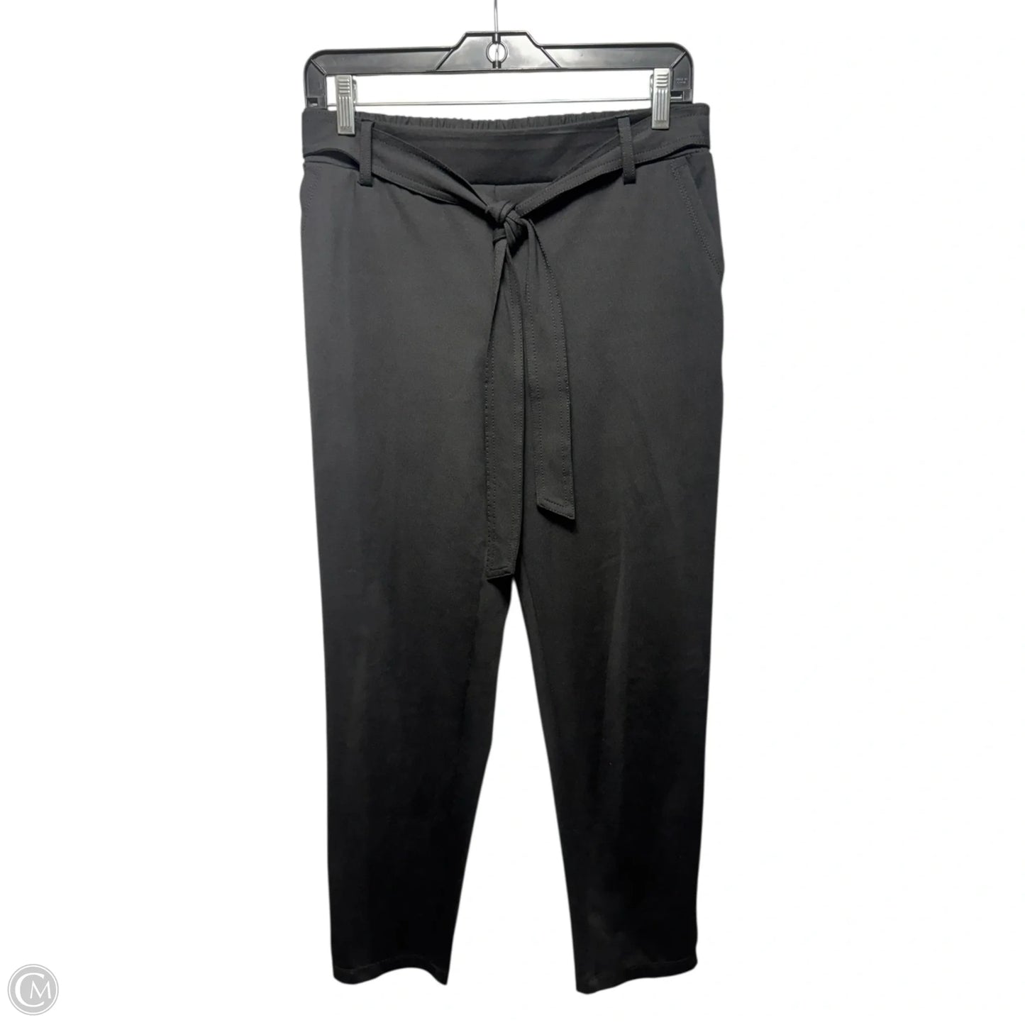 Belted Pants Leggings By Nicole By Nicole Miller In Black, Size: S