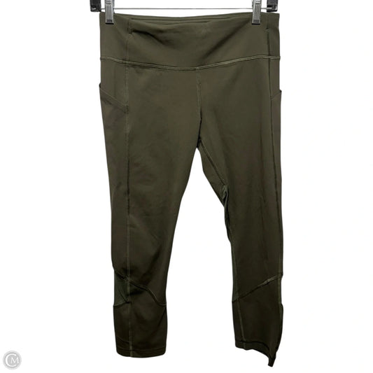 Athletic Leggings By Lululemon In Green, Size: 6