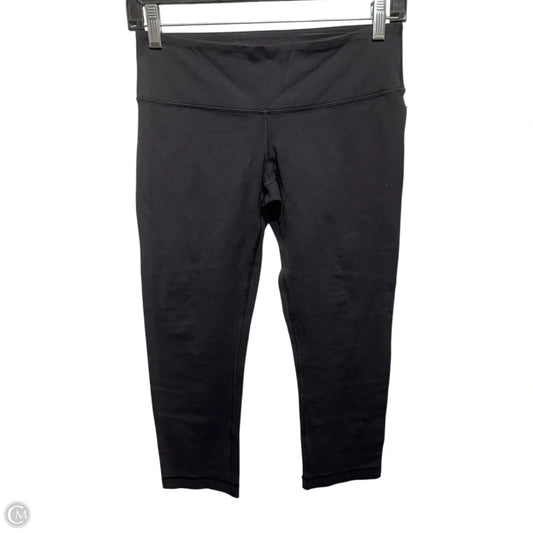 Athletic Capris By Lululemon In Black, Size: 6