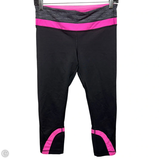 Athletic Capris By Lululemon In Multi-colored, Size: 6