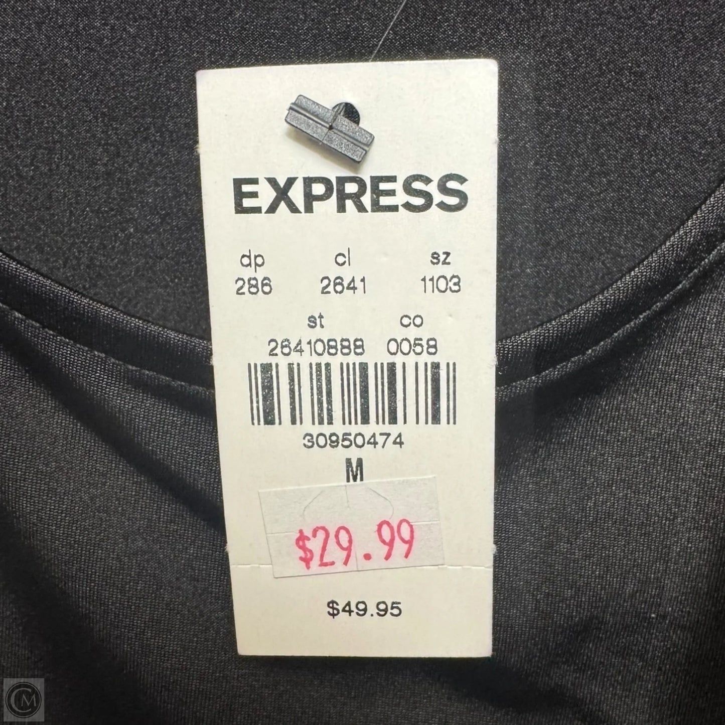 Top Sleeveless By Express In Black, Size: M