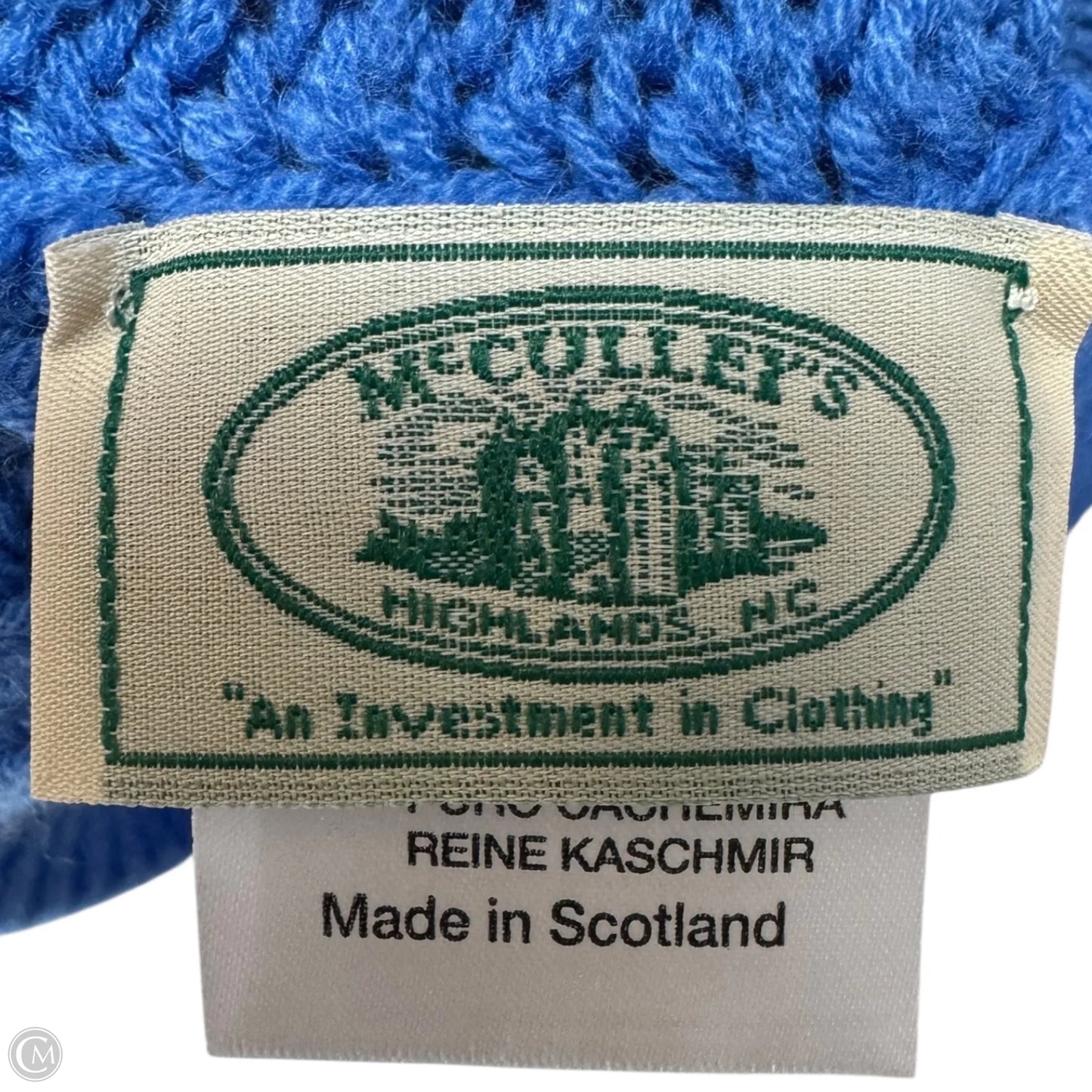 Sweater Cashmere By McCully’s In Blue, Size: S