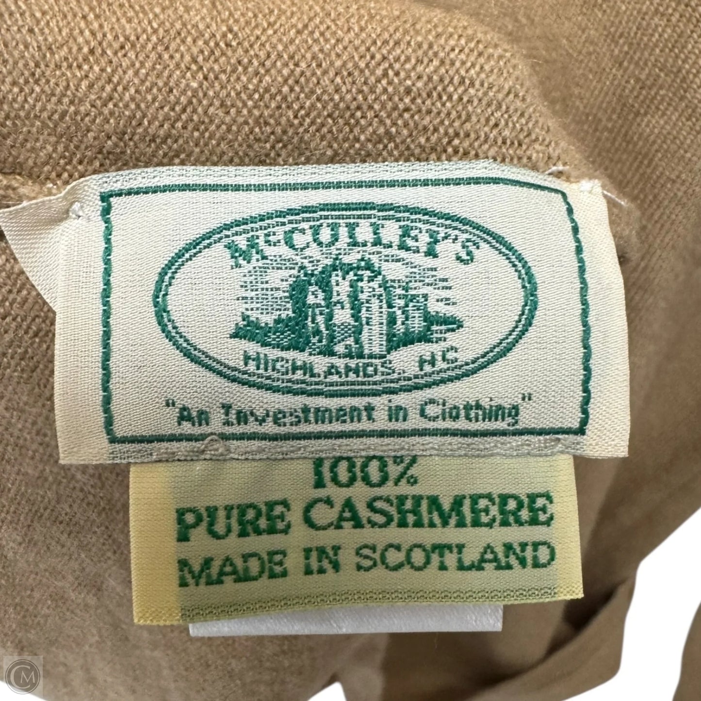 Sweater Cashmere By McCully’s In Brown, Size: M