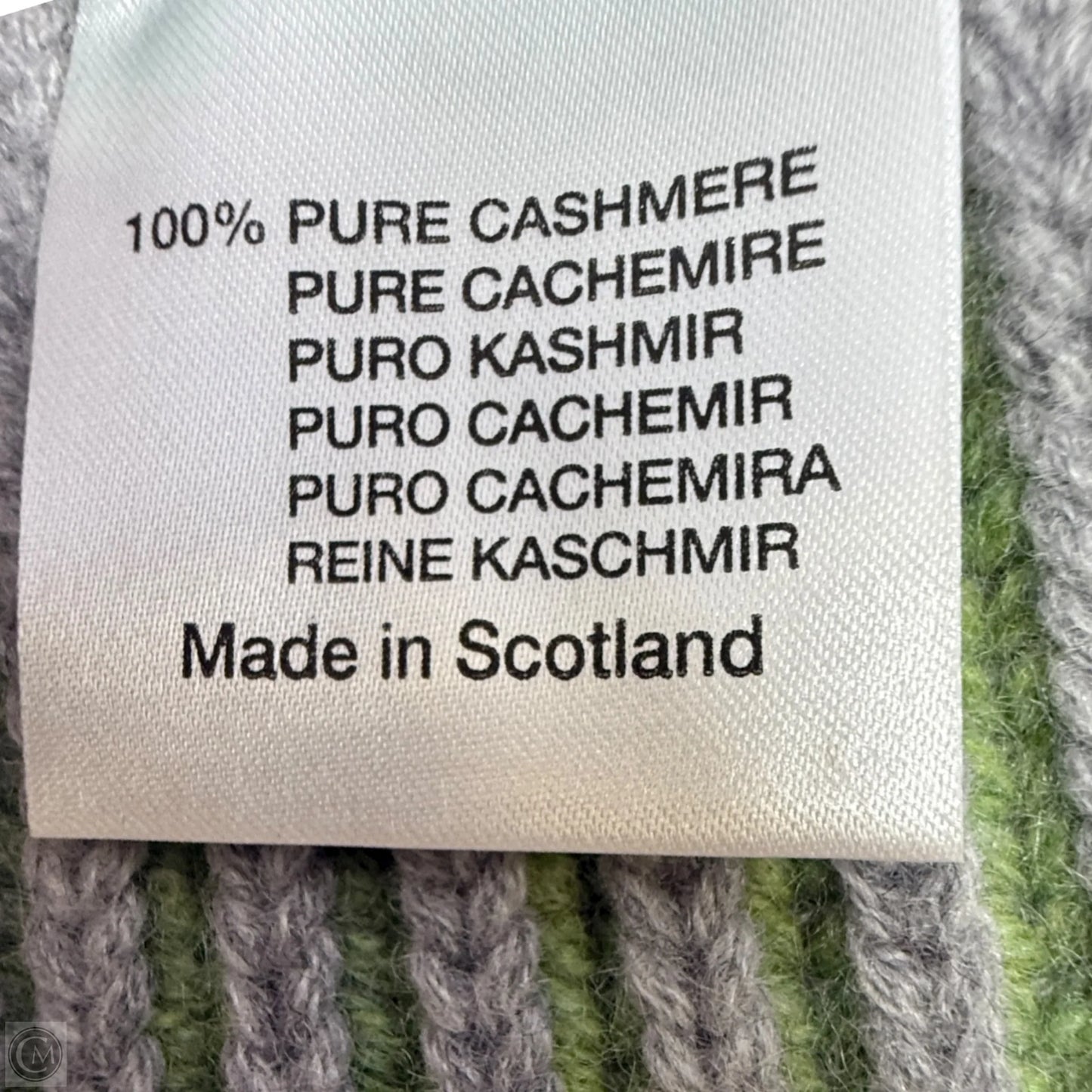Classic Ribbed Cashmere Scarf By McCulleys
