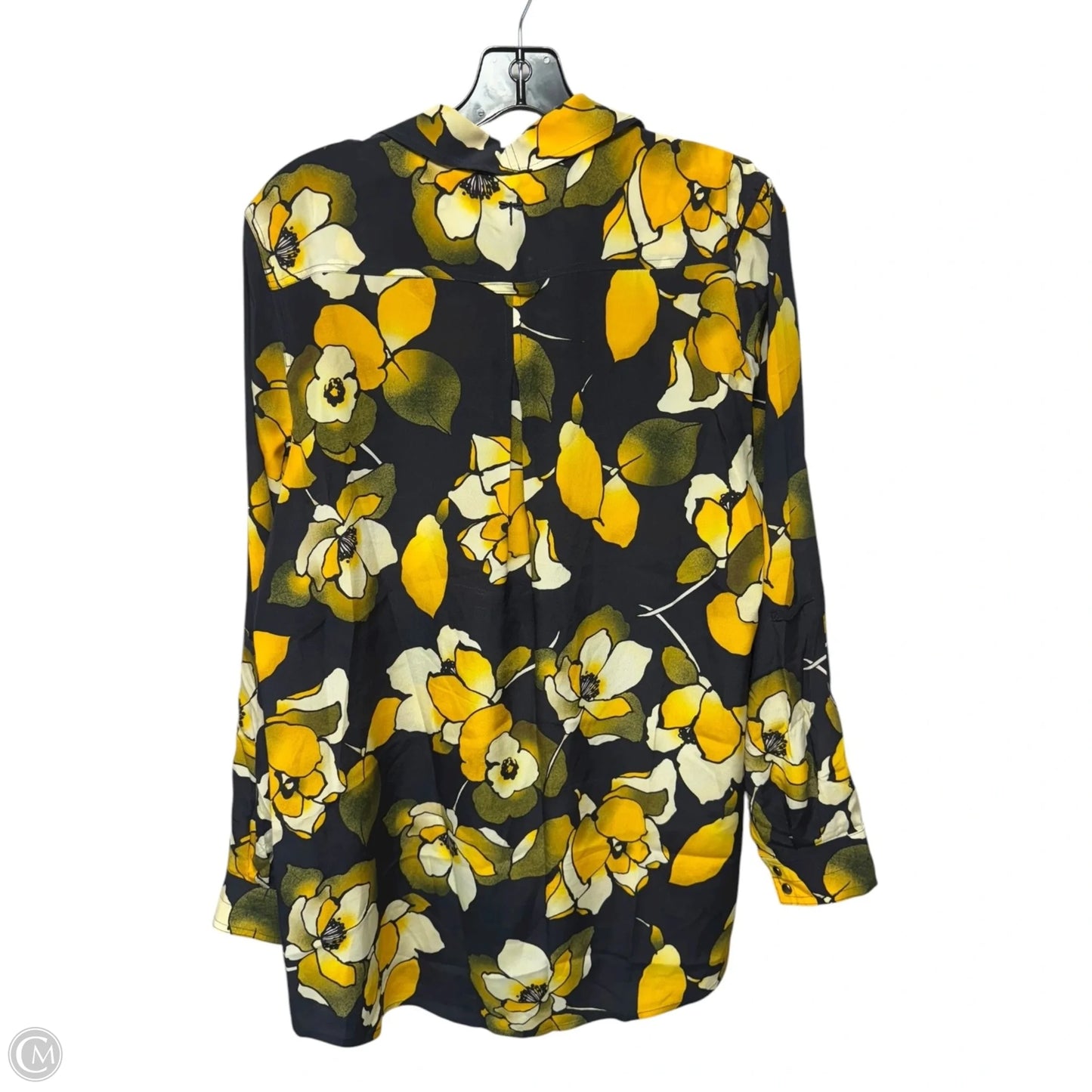 Top Long Sleeve By Tyler Boe In Floral Print, Size: M