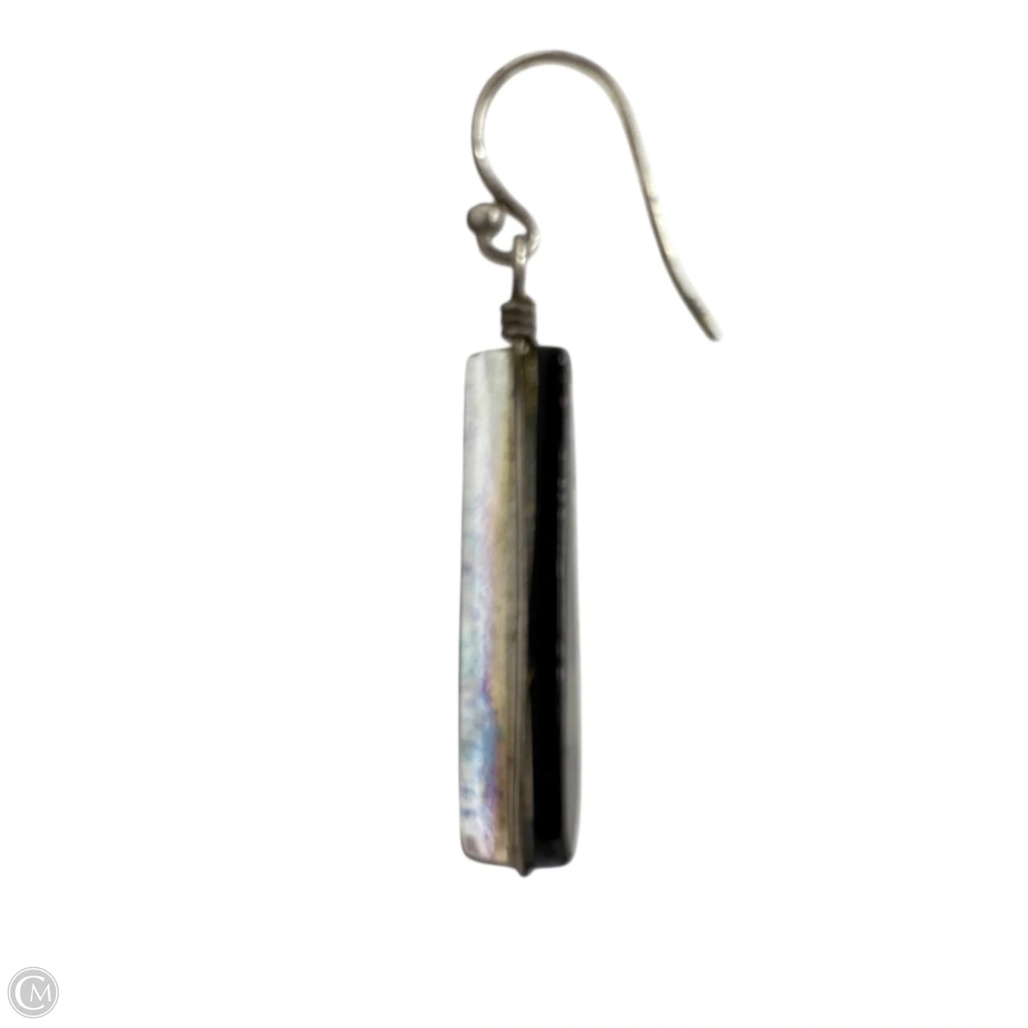 Dichroic Glass Dangle Earrings