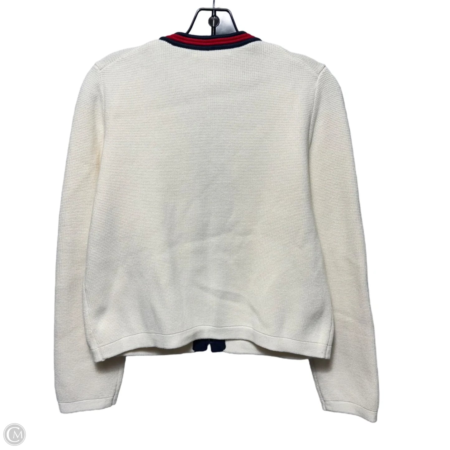 Sweater Cardigan By J. Crew In Cream, Size: M