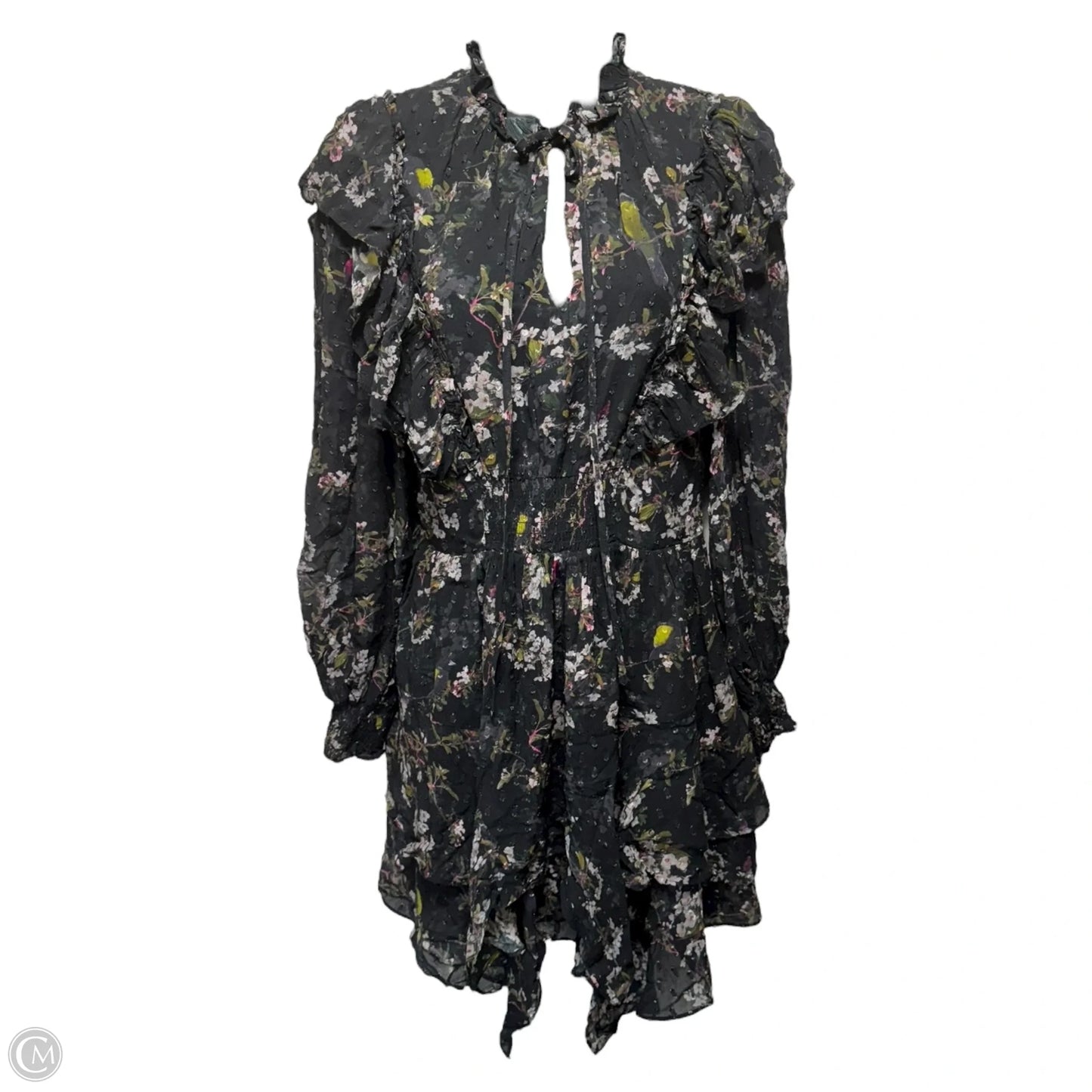 Elise Viola Dress Designer By All Saints In Floral Print, Size: 4